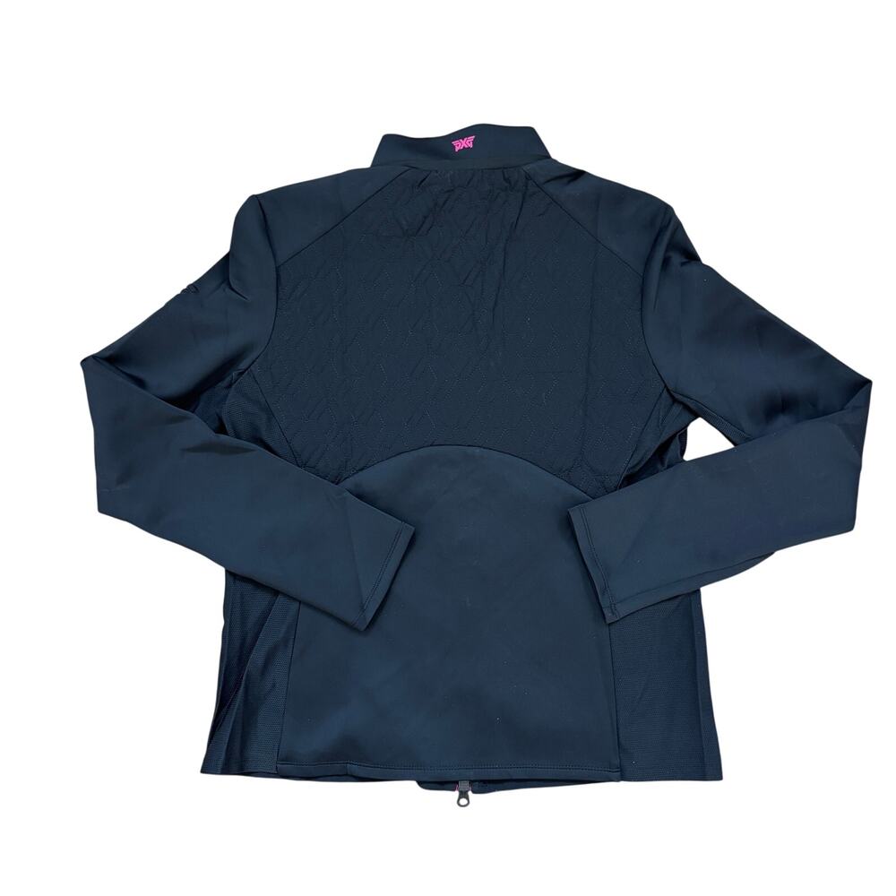 NWT PXG Women’s X Panel Jacket Black Pink Luxury Golfwear M $275 MSRP - Picture 2 of 4